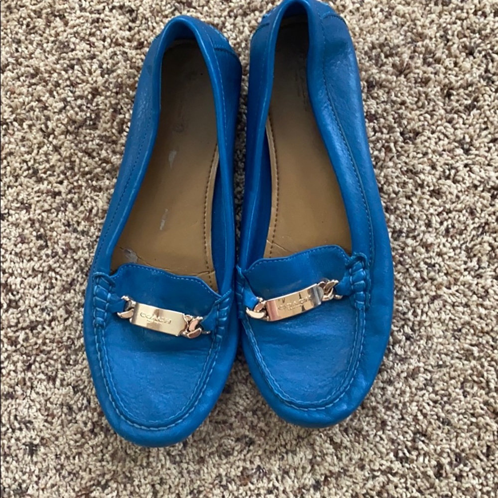 Cute Coach loafers size 10